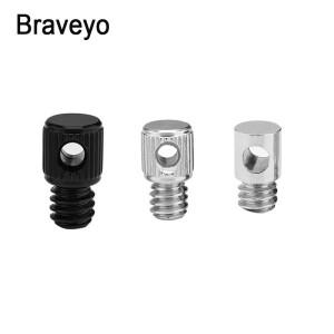 1/4 퀵릴리즈 나사 D 링 DSLR 모노포드 삼각대, 어깨 핸드 스트랩 마운트 카메라용 사진 어댑터, 3/8 인치