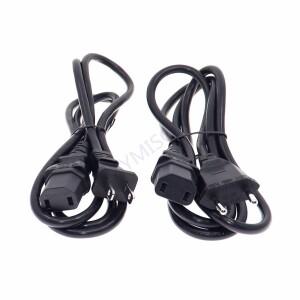 범용 2 갈래 수 플러그, IEC320 C17 암 어댑터, AC 전원 코드, PS4 Pro EU/US 표준 공급 장치 충전 케이블