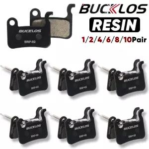 BUCKLOS 수지 디스크 브레이크 패드 SHIMANO A01S 내마모성 유압 M06 M07 사이클링 부품 용 MTB