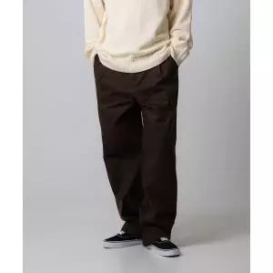 매장정품 DICKIES 디키즈 릴렉스드 원턱 치노 팬츠 Brown DIKU242LRPN509BR 1125678