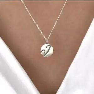 (Silver925) Initial necklace mNu7+3eBJ