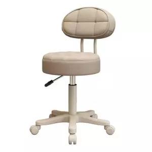 카운터 의자 보조 원형 간이 스툴 미용 바퀴 회전 네일 체크