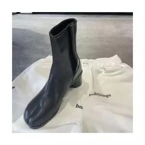 여성용 워커힐 소가죽 리얼 가죽 앵클 하이힐 빈티지 워커 CH5