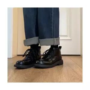 여성용 워커힐 소가죽빈티지 스틸레토 앵클 워커 롤업 부츠 CH5