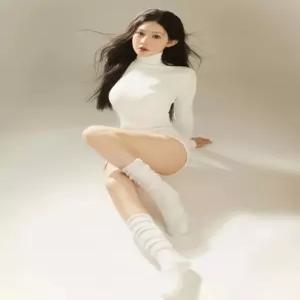 여자 바디프로필 바디수트 목폴라 글램 하이레그