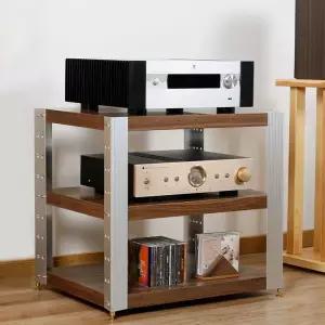 원목 스피커 받침대 진열대 오디오랙 다용도 인테리어