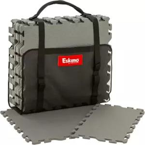 에스키모 바닥 타일 키트소형 캐리백 포함 80제곱피트 단열 폼 얼음 낚시 쉼터 49453