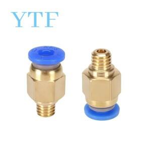 3D 프린터 퀵 커넥터, V6 V5 J-헤드 보우덴 공압 마우스 PC4-01M6, M5m10 KJH 스루, 5 개