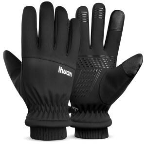 남성용 이안 겨울 장갑, 방수 따뜻한 스키 스노우 장갑 추운 날씨, 열 터치스크린 스키, 스노보드, 오토바이 달리기 하이킹 사이클링 스타킹 스터퍼