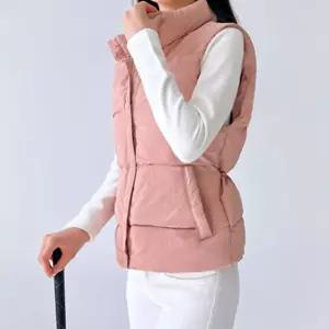 여자 스포츠 골프웨어 패딩 조끼 간절기 겨울 이너 RZW9+5ZBc