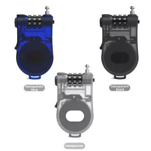 개폐식 케이블 잠금 장치 비밀번호 강철 수하물 조합 3 자리 야외 방수 자물쇠