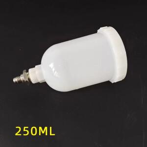 ATPRO 비정품 250ml 데빌비스 소형 수리용 스프레이건 포트 플라스틱 재질 페인트 코팅 컵