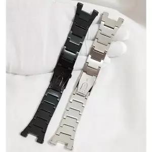 호환  MTG-B2000 스테인레스 스틸 시계 스트랩 솔리드 시계 체인 남성 모델