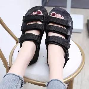 남녀 공용 여름 커플 룩 바캉스 스트랩 샌들 코디 Opw9+9dqR