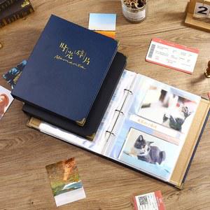 명함보관 수첩 포 드 신분증 100면 명함책 검정 지갑 A 1000카 회원카드 홀더