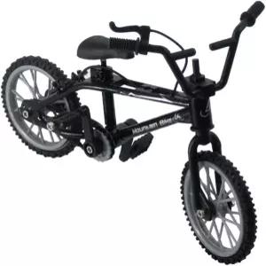 Yxinjy 블랙 1/18 핑거 자전거 액션 피규어 장난감 미니 산악 모델 아트 크래프트 데스크톱 장식