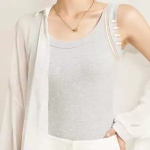 여성 골지 기본나시 이너 민소매 인견 망고 탑 슬립 캐미솔