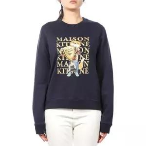 메종키츠네 LW00310KM0001 NAVY 여성 폭스 챔피언 맨투맨 991735