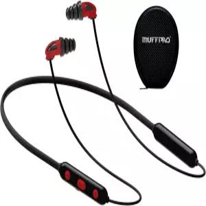 머프프로 블루투스 이어플러그 헤드폰 청력 보호 이어버드 잔디 깎기용 29dB NRR 소음 감소 기능 포함