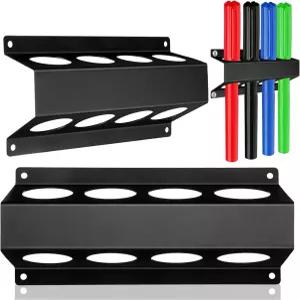 더블필 4 슬롯 TIG 용접봉 홀더 보관 튜브 랙 정리함 용접기 테이블용 벽걸이 용기 선반