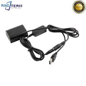 새로운 USB DC 남성 8V 전원 케이블 + BLX-1 더미 배터리 커플러 올림푸스 OM-1 미러리스 카메라