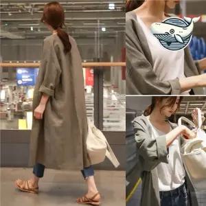 여성 스타일리시 롱 코트 루즈핏 재킷 간절기 주말 데이트 가을자켓