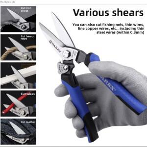 전문 DAREX 헤비 듀티 전기 가위 와이어 용 항공 주석 자르기 플라스틱 파이프 로프 가죽 공예 절단 도구