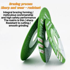 100mm/115mm/125mm 데크톤 다이아몬드 절단 및 연마 디스크 125mm/115mm 유리 대리석용, 날카롭고 내구성