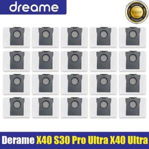 먼지 봉투 교체 부품 Dreame Bot X40 Pro S30 울트라 진공 청소기 부직포 쓰레기