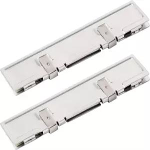 ucell 2pcs 실버 톤 알루미늄 메모리 히트싱크 심 쿨러 냉각 핀 히트 스프레더 DDR SDR RAM용