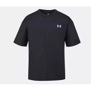 매장정품 UNDERARMOUR 언더아머 6007564 001 블랙 APAC 헤비웨이트 그래픽 티셔츠 루즈핏 반팔 반팔티 1146