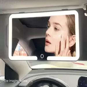 차량용 LED 선바이저 메이크업 조명 자동차 화장거울