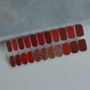 22핑거 플래시 스팽글 매니큐어 젤 필름 인 바람 방수 지속 네일 스티커