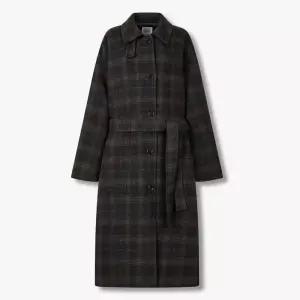 [매장정품] 스튜디오 톰보이 체크 핸드메이드 코트 9105411206