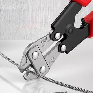 1pc 미니 볼트 커터, 크롬-바나듐 합금강으로 제작, 빠르고 날카로우며, 노동 절약형 작업, 와이어, 바 스