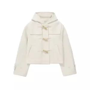 매장정품 COVERNAT 커버낫 WOMAN 우먼 후드 숏 더플 코트 Ivory CO2404CT70IV 1266003