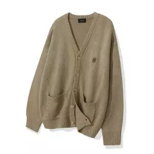 매장정품 BEENTRILL 아크릴 베이직 오버핏 가디건(베이지)