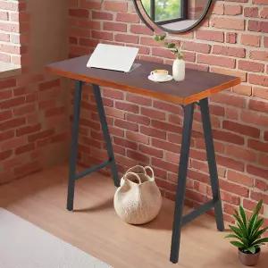 디와이 인더스트리얼 러스틱 41.3 높이 솔리드 파인 우드 탑 펍 바 테이블 주방 다이닝 룸 모던 좁은 롱