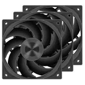 PCCOOLER 3in1 120mm 케이스 팬 3팩 F5 R120 2200RPM FDB 컴퓨터 PC PWM 4핀 데이지 체인 CPU 리퀴드