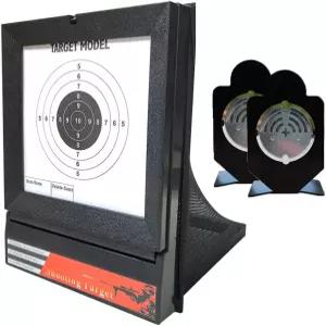 에어소프트 사격 표적 재사용 가능한 BB 및 펠릿 건 트랩 네트 캐처 튼튼한 종이 시트 스탠드 훈련