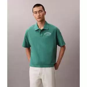 CALVIN KLEIN JEANS 프리미엄 헤비 저지 박스 폴로 반팔 티셔츠 4RF211G VFL4RF211GVFL 131806