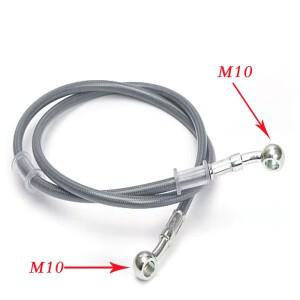 Lengh10cm-500cm 오토바이 편조 오일 호스 라인 튜브 파이프 범용 레이싱 유압 브레이크