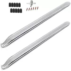 Dr.Roc 2 x 11.8 인치 타이어 교체 도구와 4방향 공구 세트 제거 스푼 언 레버 자전거 더트 바이크 잔디