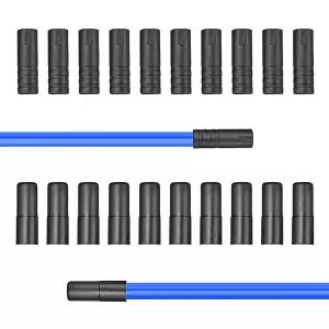 ALEOED 20피스 4mm 및 5mm 자전거 변속/브레이크 케이블 엔드 캡 Dailayur Shiftter 와이어 MTB 로드