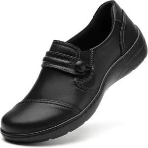 여성용 정형외과 로퍼 편안한 플랫 슬립온 신발 비즈니스 캐주얼