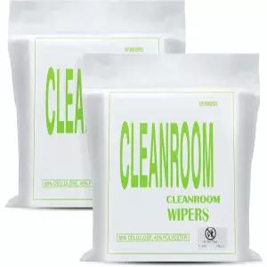 8 x8 클린룸 와이퍼400팩 전자 제조 PCB SMT 랩스 반도체 및 인쇄 산업용 보풀 없는 고흡수성 원단