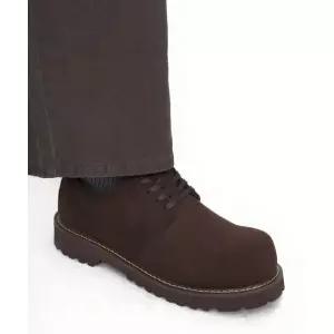 23.65 스웨이드 4홀 더비 슈즈 - 모카 브라운