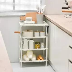 [생활] 다용도 4단 플라스틱 조립선반