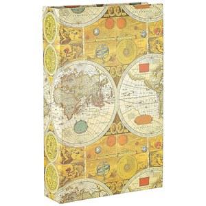3링 사진 앨범 504 포켓에 4x6 사진 보관, 고대 세계 지도 디자인