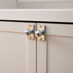 둥근 공 모양 골드 라운드 볼 핸들 빈티지 스타일 찬장 인테리어 디자인 황동 마감 가구